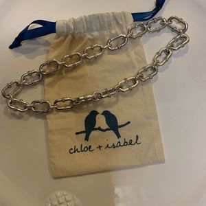 Chloe and Isabel Silver Pave Necklace